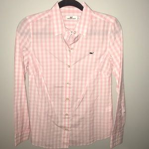 Vineyard Vines Pink Check Shirt